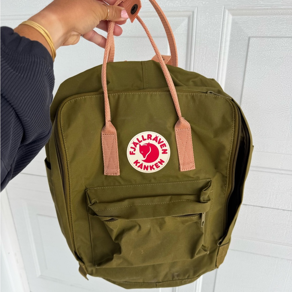 Fjällräven Olive Green Backpack